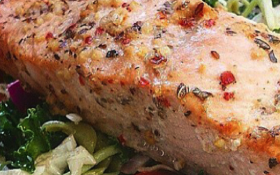 She’s A Foodie: Green Marinated Salmon