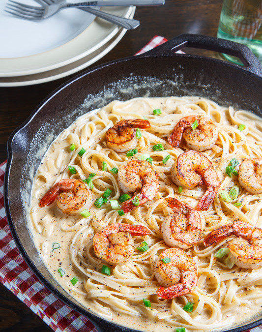 She’s A Foodie: Cajun Shrimp Fettucine Alfredo
