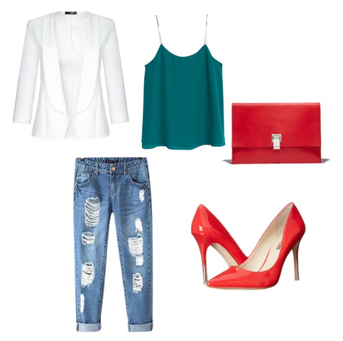 She Rocks: A Splash of Red